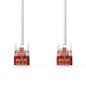NEDIS Câble réseau catégorie 6 - Fiche RJ45 - Connecteur RJ45 - S/FTP - 0,50 m - Rond - LSZH - Blanc - Étiquette NEDIS Câble réseau catégorie 6 - Fiche RJ45 - Connecteur RJ45 - S/FTP - 0,50 m - Rond - LSZH - Blanc - Étiquette