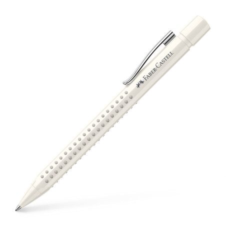Faber-Castell 243908 - Stylo à bille Grip 2010, mine M, coconut milk, 1 stylo