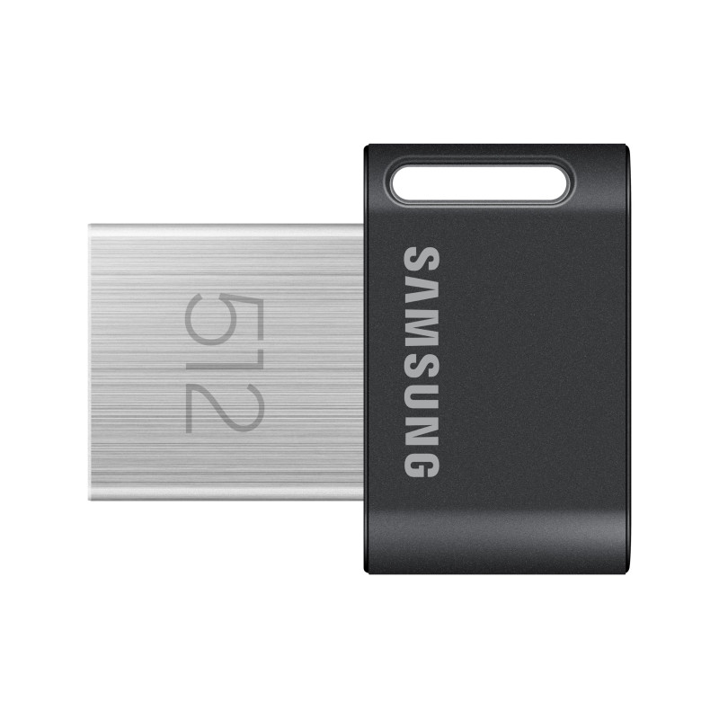 Samsung Clé USB FIT Plus, USB 3.2 Gen 1, 512 Go, 400 Mo/s en lecture, Compacte avec porte-clés, Couleur Grise, MUF-512AB/APC Samsung Clé USB FIT Plus, USB 3.2 Gen 1, 512 Go, 400 Mo/s en lecture, Compacte avec porte-clés, Couleur Grise, MUF-512AB/APC