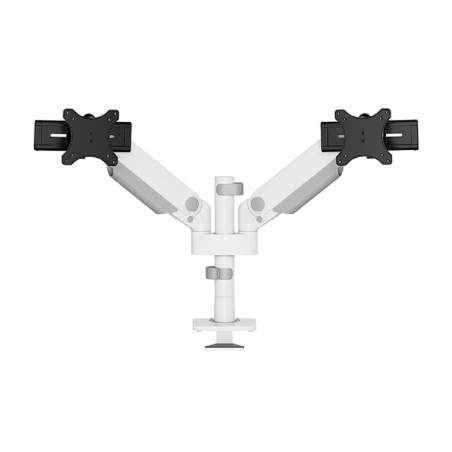 Neomounts Support de Bureau pour écran 24"-34" pour écran 2TFT, Blanc, Max. 11 kg