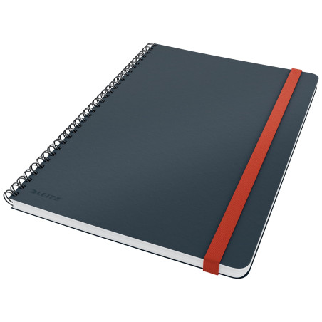 Leitz Complete 44710025 Cahier 80 feuilles A4 Quadrillé Rouge