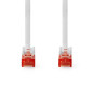 NEDIS Câble réseau catégorie 6 - Fiche RJ45 - Connecteur RJ45 - U/UTP - 1,50 m - Rond - PVC - Blanc - Étiquette NEDIS Câble réseau catégorie 6 - Fiche RJ45 - Connecteur RJ45 - U/UTP - 1,50 m - Rond - PVC - Blanc - Étiquette
