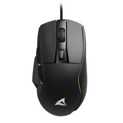 Sharkoon SKILLER SGM35, Souris Gaming, Filaire, 6.400 DPI, Eclairage RVB, PBT Touches principales