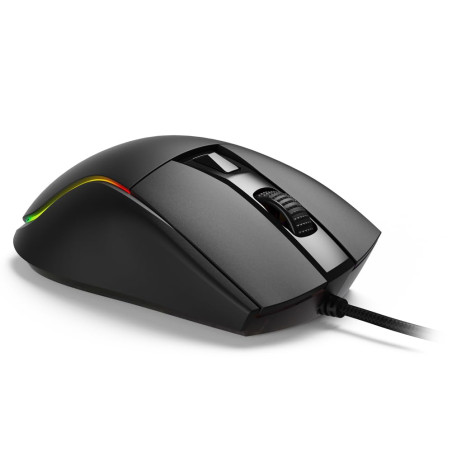 Sharkoon SKILLER SGM35, Souris Gaming, Filaire, 6.400 DPI, Eclairage RVB, PBT Touches principales