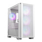 Montech Air 100 ARGB, Mini-Tour, Verre trempé – Blanc Montech Air 100 ARGB, Mini-Tour, Verre trempé – Blanc