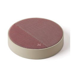 Lexon Oslo Energy - Station de Charge sans Fil et Haut-Parleur Bluetooth 5W - Pierre/Rose