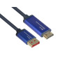 Good Connections® SmartFLEX Câble DisplayPort 1.4 vers HDMI 2.0-4K UHD @ 60Hz RGB / 4:4:4 - Conducteur en cuivre, boîtier en alu Good Connections® SmartFLEX Câble DisplayPort 1.4 vers HDMI 2.0-4K UHD @ 60Hz RGB / 4:4:4 - Conducteur en cuivre, boîtier en alu