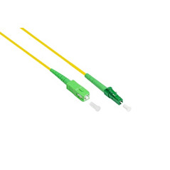 Good Connections Câble fibre optique OS2 Simplex - Fiche LC (APC) vers SC (APC) - Monomode 9/125 - Câble fibre optique - Câble p