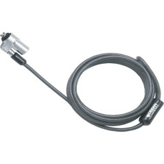Urban Factory CRS95UF cble antivol Black 2 m - Cbles antivol (Black, 2 Keys, Laptop, PVC, China, 2 m)
