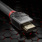 Lindy - Câble HDMI 2.0 Cromo Line 3 Mètre avec Ethernet, High Speed 4k@60Hz 18G 3D 1080p HDCP 2.2 120Hz 144Hz Certificat HDR, AR Lindy - Câble HDMI 2.0 Cromo Line 3 Mètre avec Ethernet, High Speed 4k@60Hz 18G 3D 1080p HDCP 2.2 120Hz 144Hz Certificat HDR, AR