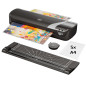 GBC Inspire+ - Set de Plastification 4-en-1 avec Plastifieuse A4 / Massicot / Arrondisseur d'Angle / Pochettes de Plastification