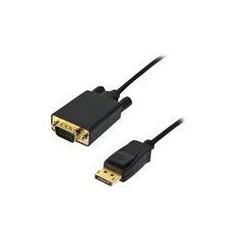 MCL - DISPLAYPORT MALE VGA MALE CABLE - 1.5M