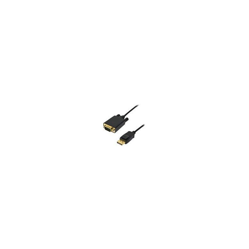 MCL - DISPLAYPORT MALE VGA MALE CABLE - 1.5M