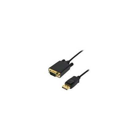 MCL - DISPLAYPORT MALE VGA MALE CABLE - 1.5M