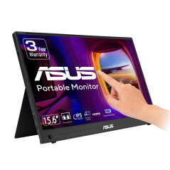 ASUS ZenScreen Touch MB16AMTR 16" (15,6" Visibles), FHD (1920 x 1080), IPS, Tactile 10 Points, Batterie intégrée, Mini-HDMI, béq