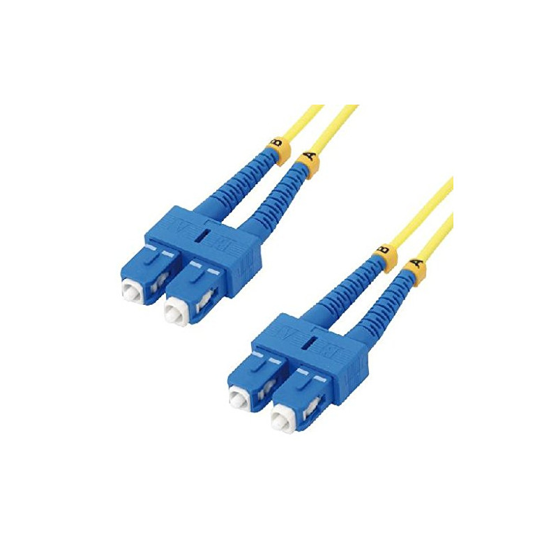 MCL 3m SC/SC OS2 câble de Fibre Optique Yellow,Blue - Câbles de Fibre Optique (3 m, OS2, SC, SC, Male Connector/Male Connector, MCL 3m SC/SC OS2 câble de Fibre Optique Yellow,Blue - Câbles de Fibre Optique (3 m, OS2, SC, SC, Male Connector/Male Connector,