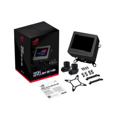 ASUS ROG Ryujin III WB Bloc d'eau LCD pour processeur (Asetek avec 178 Micro-lamelles de Refroidissement et Plaque de Refroidiss