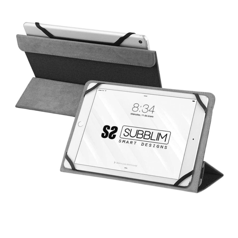 SUBBLIM Étui pour Tablette Universelle Freecam Case 9,6" 11", Noir, Format Freecam Trois Couleurs élégantes, système de Fixation SUBBLIM Étui pour Tablette Universelle Freecam Case 9,6" 11", Noir, Format Freecam Trois Couleurs élégantes, système de Fixation