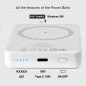 SBS PowerBank 5K MagSafe Wireless, 5000mAh, PowerBank avec Recharge Rapide, Magnétique, Intelligent Charge (IC), LED de Charge, SBS PowerBank 5K MagSafe Wireless, 5000mAh, PowerBank avec Recharge Rapide, Magnétique, Intelligent Charge (IC), LED de Charge,