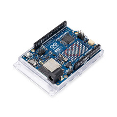 Arduino UNO R4 WiFi [ABX00087] - Carte de développement avec microcontrôleur Arm Cortex-M4 et WiFi intégré, idéale pour projets 