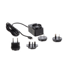 Velleman Chargeur Connexion Micro-USB, 4 adaptateurs de Voyage,pour l'Australie, l'europe, Le Royaume-Uni et Les États-Unis, 5 V