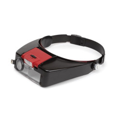 Velleman Loupe Frontale, avec éclairage LED, grossissement 1.8X/2.3X/3.3X, avec Module Lumineux réglable
