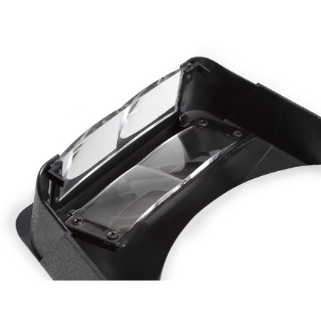 Velleman Loupe Frontale, grossissement 1.8X/2.3X, avec lentille supplémentaire