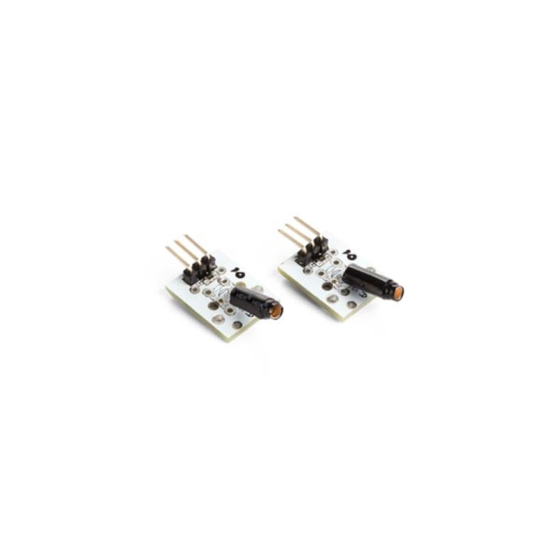 Whadda Capteur de vibration/choc, module, 2 pièces, 5 VCC, blanc