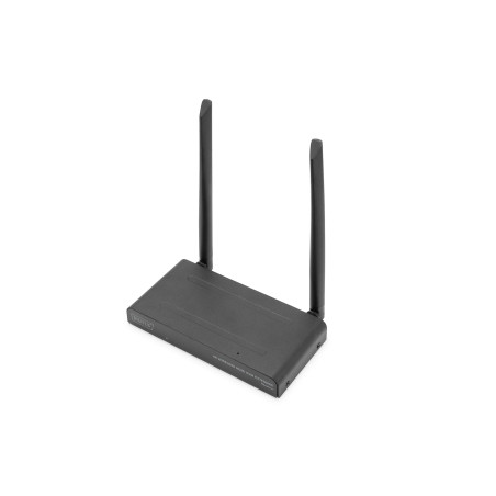 DIGITUS DS-55329 Wireless HDMI KVM Extender/HDMI Splitter (1x4) - UHD 4K 30 Hz - 150 m de portée - Unité de réception pour DS-55