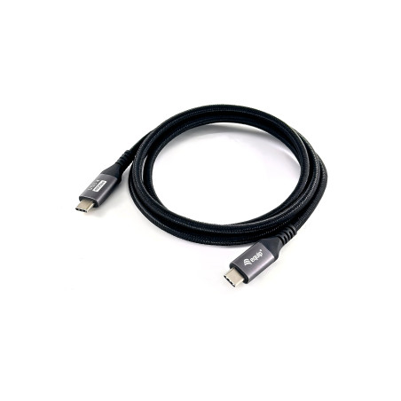 Equip 128383 Câble USB 4 Gen 3 C vers C, M/M, 2,0 m, PD3.1 240 W, 8 K/60 Hz, 40 Gb/s Noir
