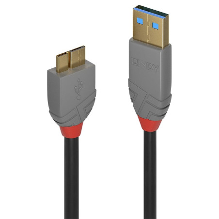 Lindy 36766 Câble USB 3.0 Type A vers Micro-B 1 M