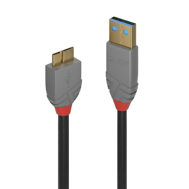 Câble USB LINDY 36768 Noir 3 m Câble USB LINDY 36768 Noir 3 m