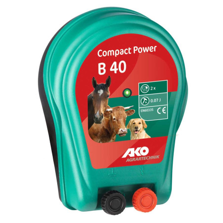 Kerbl - Ako Compact - Bloc d'alimentation Power B40 - 2 x 1,5 V