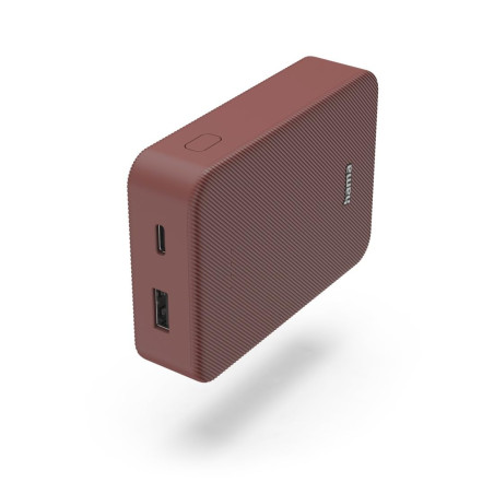 Hama Color 10 - Batterie Externe [Power Bank 10 000mAh] [Batterie Portable USB C Fast Charge], Compatible avec iPhones Samsung e