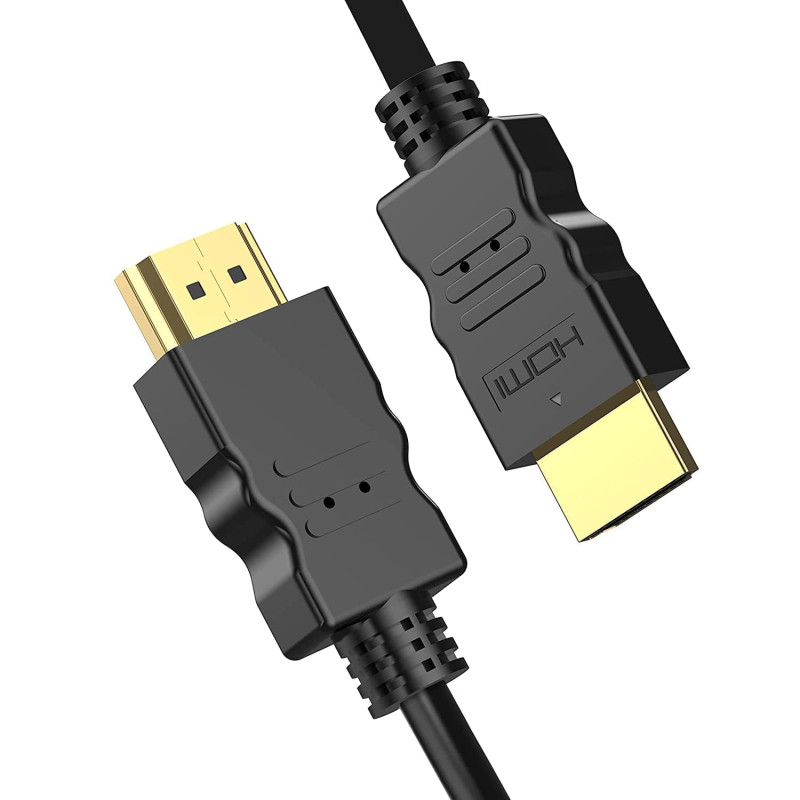 NEDIS Câble HDMI ultra haute vitesse - Connecteur HDMI - 8K @ 60Hz - 48 Gbps - 1 m - Rond - 6,0 mm - Noir - Étiquette NEDIS Câble HDMI ultra haute vitesse - Connecteur HDMI - 8K @ 60Hz - 48 Gbps - 1 m - Rond - 6,0 mm - Noir - Étiquette