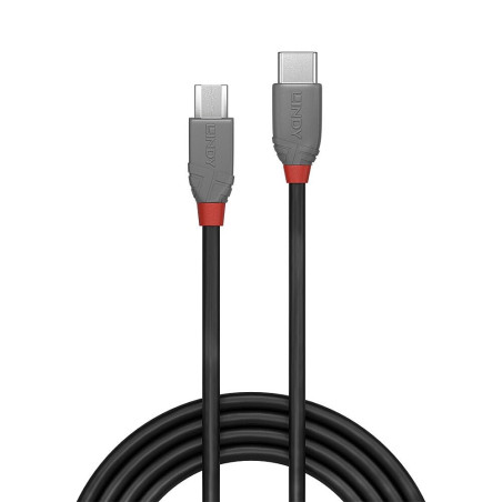 LINDY 36891 Câble USB 2.0 Type C vers Micro-B 1 M