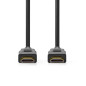 NEDIS Câble HDMI ultra haute vitesse - Connecteur HDMI - 8K @ 60Hz - 48 Gbps - 2 m - Rond - 6,5 mm - Noir - Étiquette NEDIS Câble HDMI ultra haute vitesse - Connecteur HDMI - 8K @ 60Hz - 48 Gbps - 2 m - Rond - 6,5 mm - Noir - Étiquette