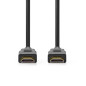 NEDIS Câble HDMI ultra haute vitesse - Connecteur HDMI - 8K @ 60Hz - 48 Gbps - 2 m - Rond - 6,5 mm - Noir - Étiquette NEDIS Câble HDMI ultra haute vitesse - Connecteur HDMI - 8K @ 60Hz - 48 Gbps - 2 m - Rond - 6,5 mm - Noir - Étiquette