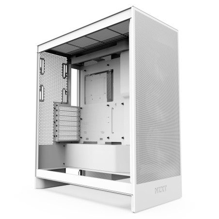 NZXT H7 Flow - Boîtier PC ATX Moyen Format - Refroidissement Optimal - 3 Ventilateurs 120 mm - Radiateur 420 mm - Gestion des câ