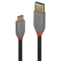 Lindy 36910 Câble USB 3.1 type C/A 5A 0.5 M