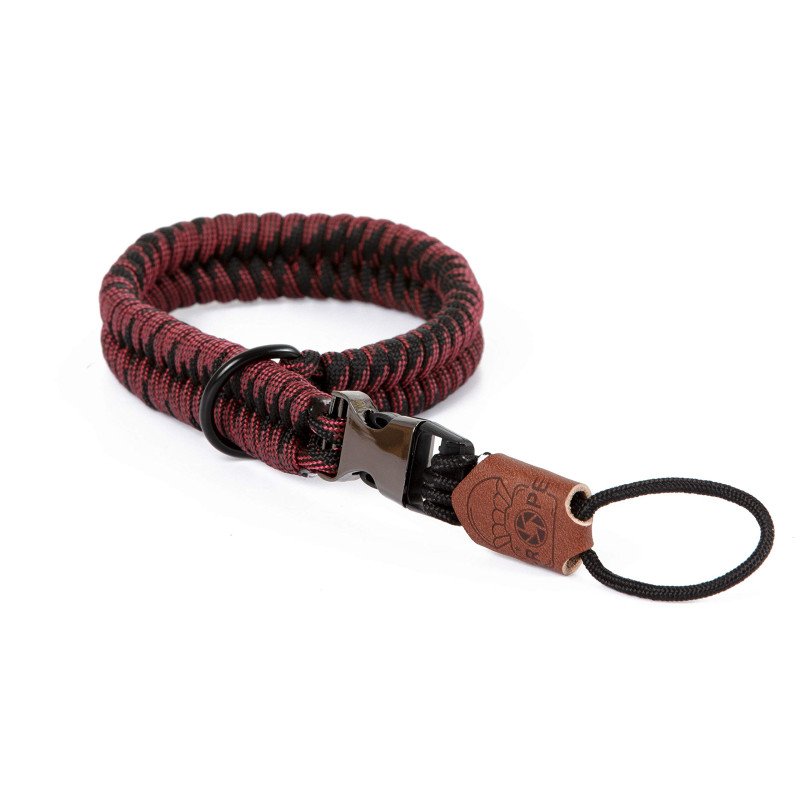 C-Rope Dragonne The Claw pour appareil photo de, tressée à la main, avec une boucle clips, en paracorde, Red Dots C-Rope Dragonne The Claw pour appareil photo de, tressée à la main, avec une boucle clips, en paracorde, Red Dots