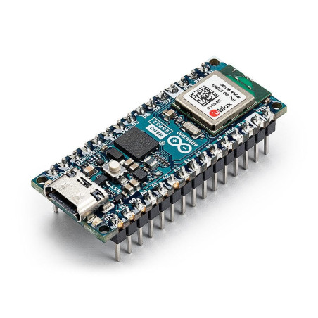 Arduino Nano ESP32 with headers [ABX00083] - Carte compacte avec microcontrôleur ESP32, WiFi et Bluetooth intégrés, idéale pour 