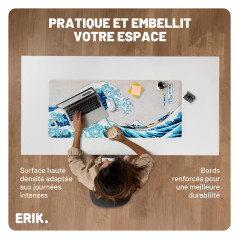 Grupo Erik - Tapis de Souris XXL Japanese Art - Tapis de Bureau 80 x 35 cm | Sous Main Bureau, Tapis de Souris Gamer