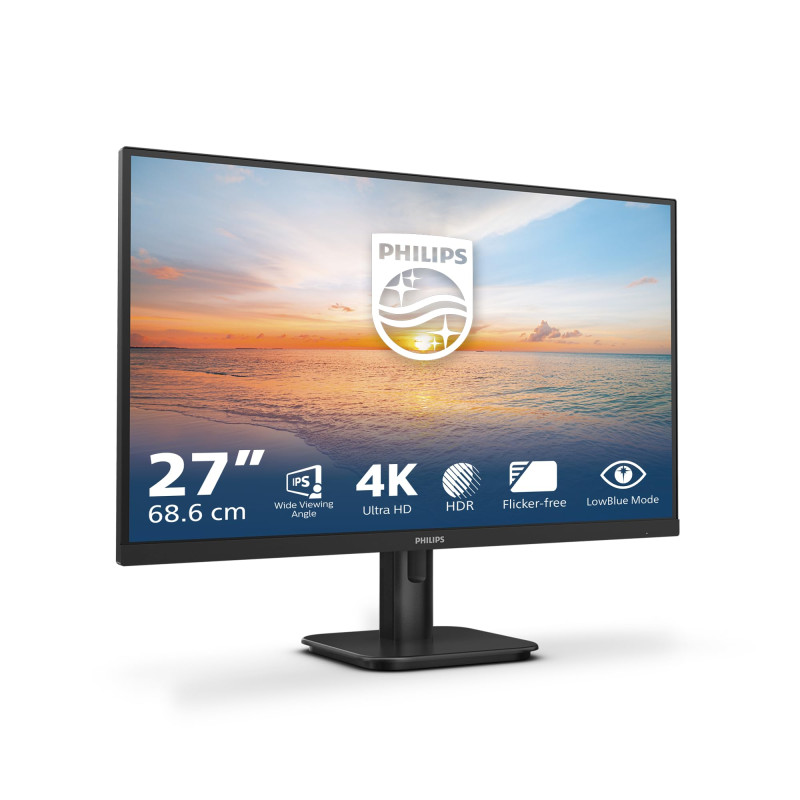 Philips 27E1N1800A - Moniteur Ultra HD 27 Pouces, Haut-Parleur, HDR10 (3840x2160, 60 Hz, HDMI 2.0, DisplayPort 1.4) Noir Philips 27E1N1800A - Moniteur Ultra HD 27 Pouces, Haut-Parleur, HDR10 (3840x2160, 60 Hz, HDMI 2.0, DisplayPort 1.4) Noir