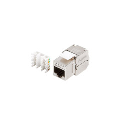 MÓDULO SIN HERRAMIENTAS KEYSTONE LANBERG RJ45 180 GRADOS. FTP CAT.7
