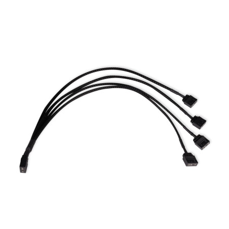 Alphacool Y-Splitter aRGB 3 broches vers 4 x 3 broches câble 30 cm