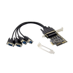 Conceptronic Carte PCIe série DB9-RS232 à 4 Ports