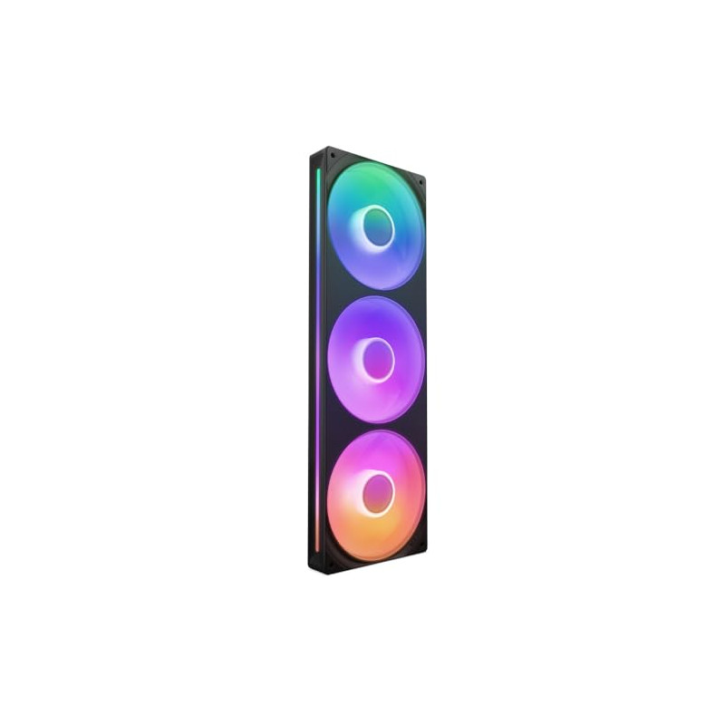 NZXT F360 RGB Core - Unité de ventilation à cadre unique de 360 mm avec trois ventilateurs RVB de 120 mm - Contrôle de la vitess NZXT F360 RGB Core - Unité de ventilation à cadre unique de 360 mm avec trois ventilateurs RVB de 120 mm - Contrôle de la vitess