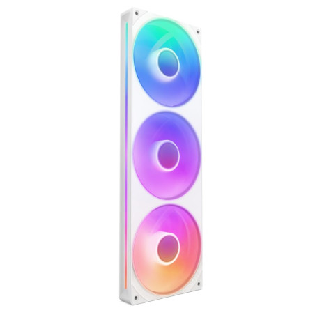 NZXT F360 RGB Core - Unité de ventilation à cadre unique de 360 mm avec trois ventilateurs RVB de 120 mm - Contrôle de la vitess
