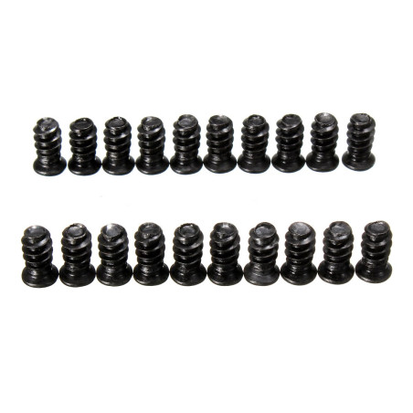 EsportsMJJ 20Pcs Computer Pc Boîtier De Refroidissement Ventilateur Vis Noir Pour Les Ventilateurs 60Mm 80Mm 120Mm